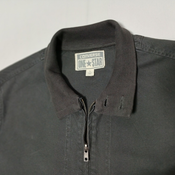 Men's Converse One Cotton Full Zip Jacket. Size L - Picture 7 of 9